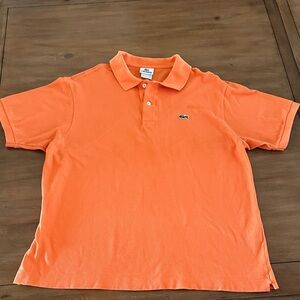 Lacoste Men's Polo Shirt in Bright Orange